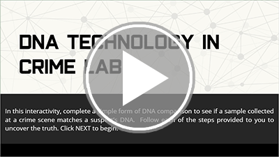 DNA Technology in Crime Labs Interactivity