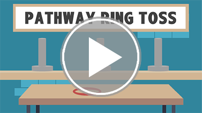 Pathway Ring Toss Interactivity