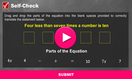 Translating Verbal and Algebraic Expressions Review