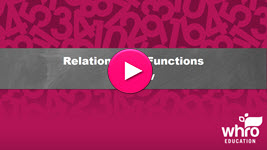 Relations and Functions Review Interactivity