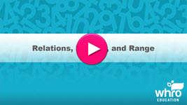 Relations, Domain, and Range Interactivity