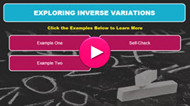 Exploring Inverse Variations Interactivity