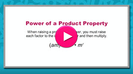 Power of a Product