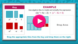 Adding Polynomials - Algebra Tiles