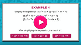 Finding Sums and Differences of Polynomials