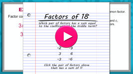 Factoring Trinomials With a Leading Coefficient Not Equal to One