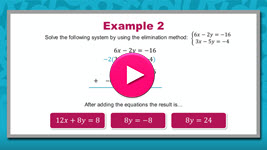 Using the Elimination Method to Solve Systems of Linear Equations