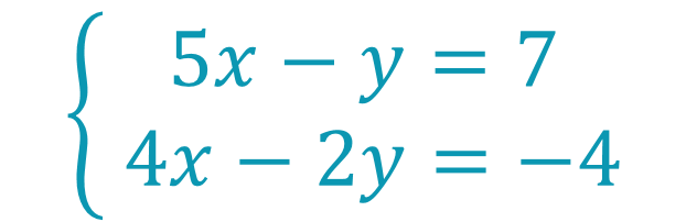 a system of linear equations