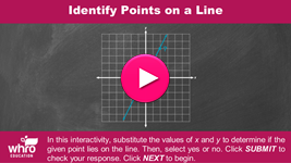 Identify Points on a Line