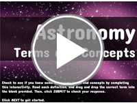 Astronomy Terms and Concepts Player