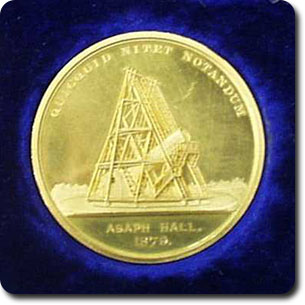 An 1879 gold medal from the Royal Astronomical Society