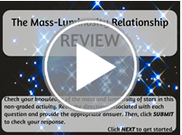 The Mass-Luminosity Relationship Review Player