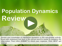 Population Dynamics Review