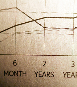 part of a line graph