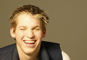 Boy laughing