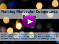 Naming Molecular Compounds Review