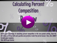 Calculating Percent Composition Review player