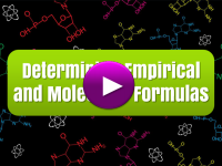 Determining Empirical and Molecular Formulas Player