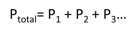 Partial Pressures Mathematical Representation