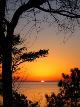 Sunset over the Chesapeake Bay