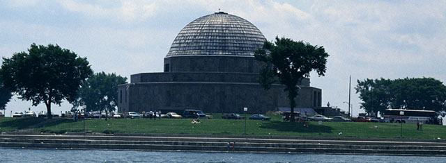 The Adler Planetarium and Astronomy Museum in Chicago, Illinois