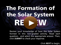 The Formation of the Solar System Review player