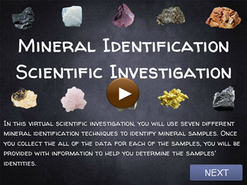 Mineral Identification Scientific Investigation Simulation