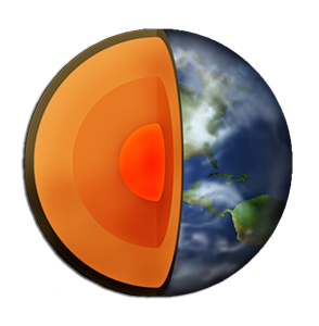 cross section of the Earth