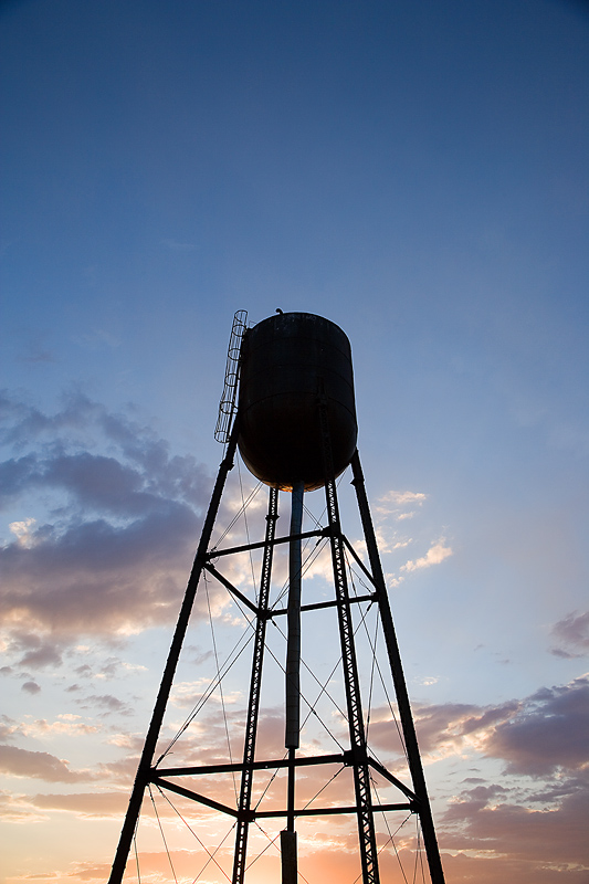 A water tower