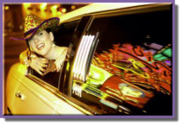 Image of woman in limousine