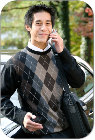 Teenager in a car