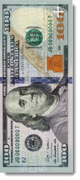 Image of one hundred dollar bill