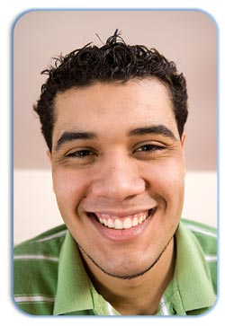 Image of young man smiling.