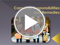 Consumer Responsibilities and Remedies Interactivity