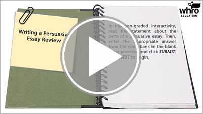 Writing a Persuasive Essay Review