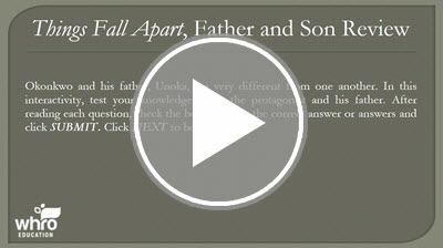 Things Fall Apart, Father and Son Review