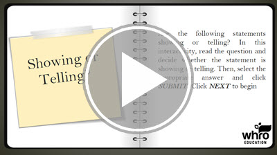 Showing or Telling? Interactivity