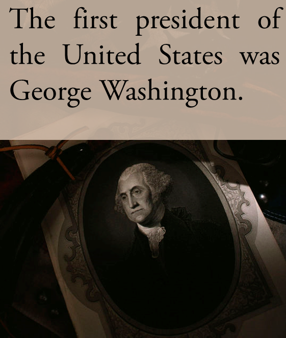 The first president of the United States was George Washington