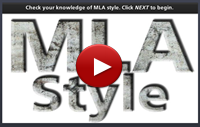 MLA Style Review Interactivity