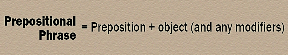 Prepositional phrase