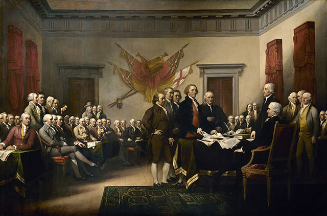 signing of the Declaration of Independence