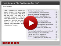 Poetic Devices in "The Tide Rises, the Tide Falls"