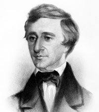 portrait of Thoreau