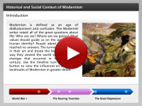 Historical and Social Context of Modernism