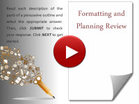 Formatting and Planning Review