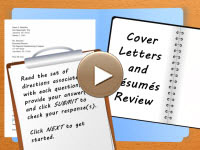 Cover Letters and Résumés Review