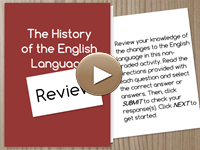 The History of the English Language Review player