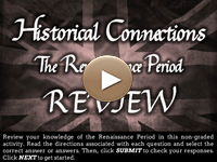 Historical Connections to the Renaissance Period Review player