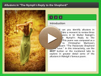 Allusions in "The Nymph's Reply to the Shepherd"