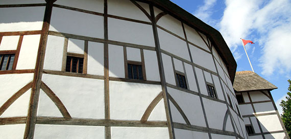 the Globe theater